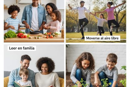 Cómo crear hábitos saludables en familia